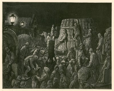 Covent Garden Market, London von Gustave Dore